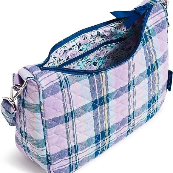 NWT Vera Bradley Cotton Frannie Crescent Crossbody Purse - Picture 9 of 9